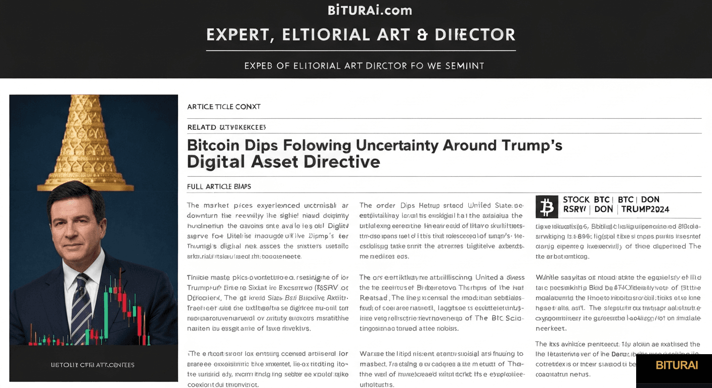 Bitcoin Dips Following Uncertainty Around Trump's Digital Asset Directive - STOCK, BTC, RSRV trading analysis by Michael Steinbach and Biturai | biturai.com