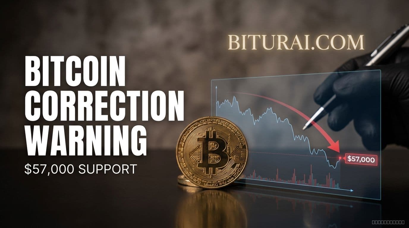 Bitcoin Faces Potential Correction as Analyst Flags Key Support Levels - TUCKER, MAJOR, 2024 trading analysis by Michael Steinbach and Biturai | biturai.com
