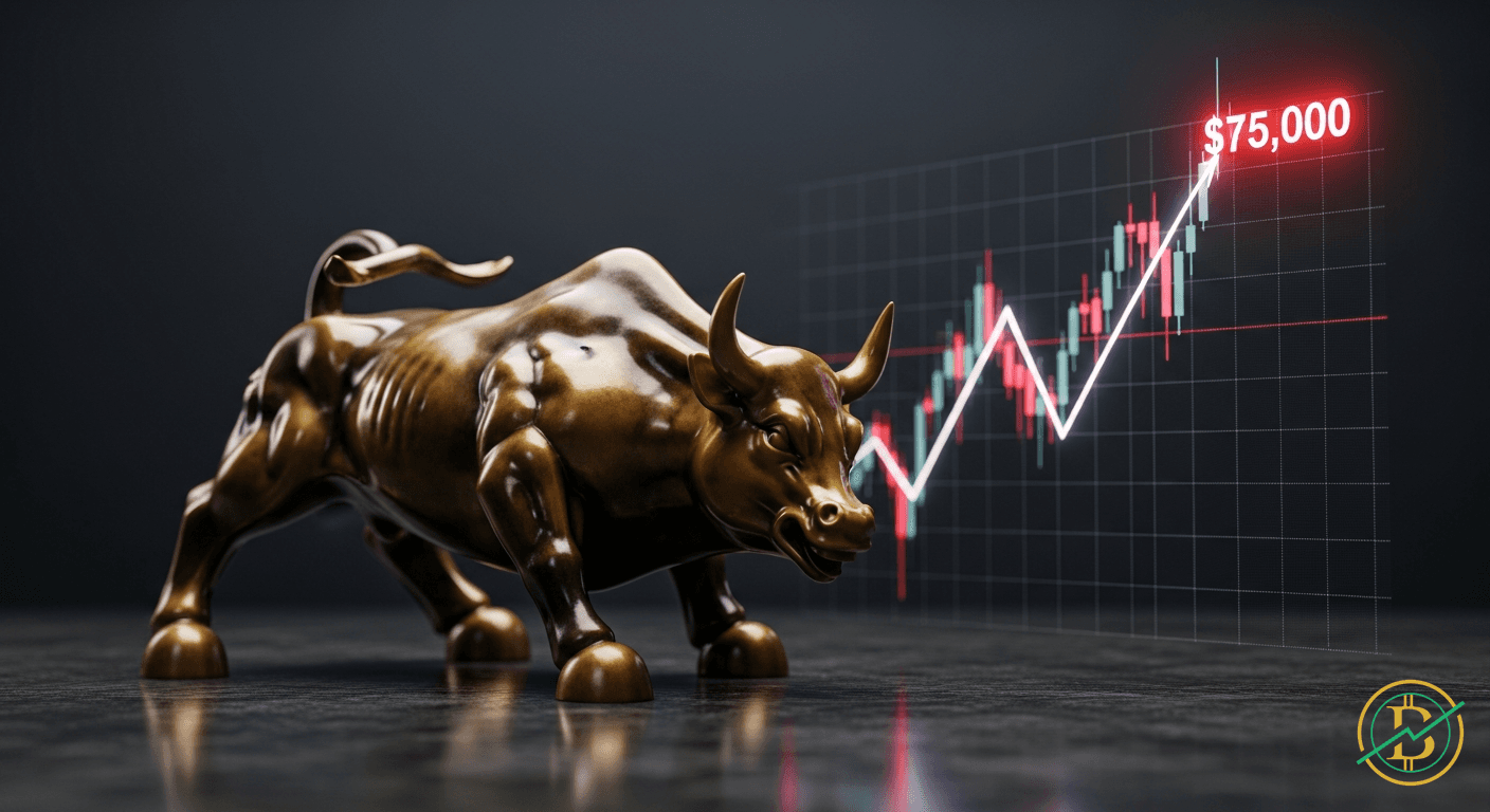 Bitcoin Options Market Flashes Red: $75,000 Strike Price Could Trigger Volatility - BULLISH, GAMMA, BTC cryptocurrency news by Michael Steinbach and Biturai | biturai.com