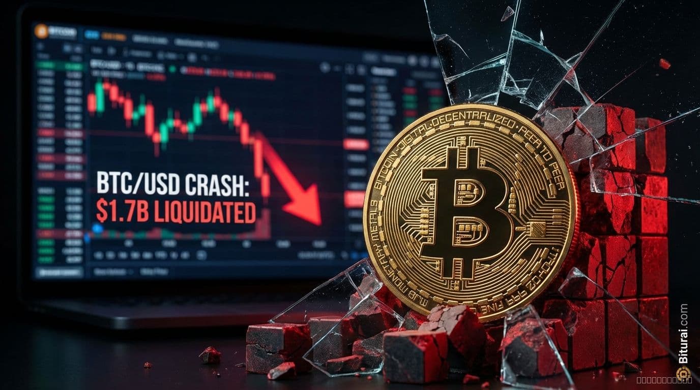 Bitcoin Price Plummets Sparking Crypto Market Turmoil - TRUMP, DJT, BTC trading analysis by Michael Steinbach and Biturai | biturai.com