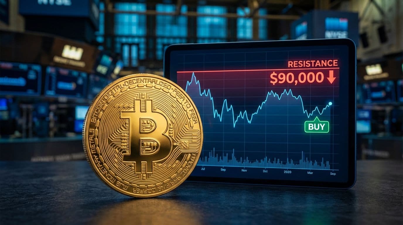 Bitcoin an der 90.000 Dollar Schwelle: Was bremst den Aufstieg? - cryptocurrency news by Michael Steinbach and Biturai | biturai.com