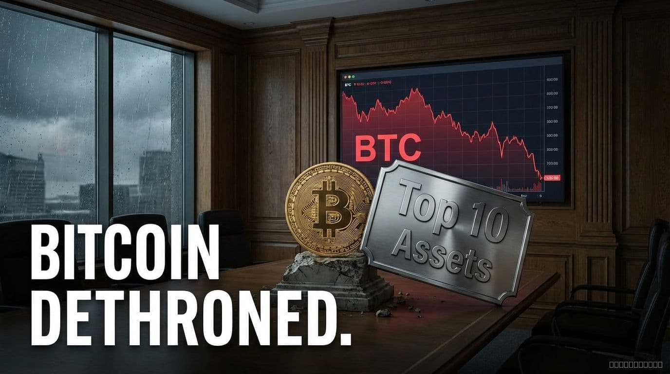 Bitcoin's Market Cap Dethroned as Broader Economic Concerns Weigh On Crypto - ALPHABET, ALT, BTC trading analysis by Michael Steinbach and Biturai | biturai.com