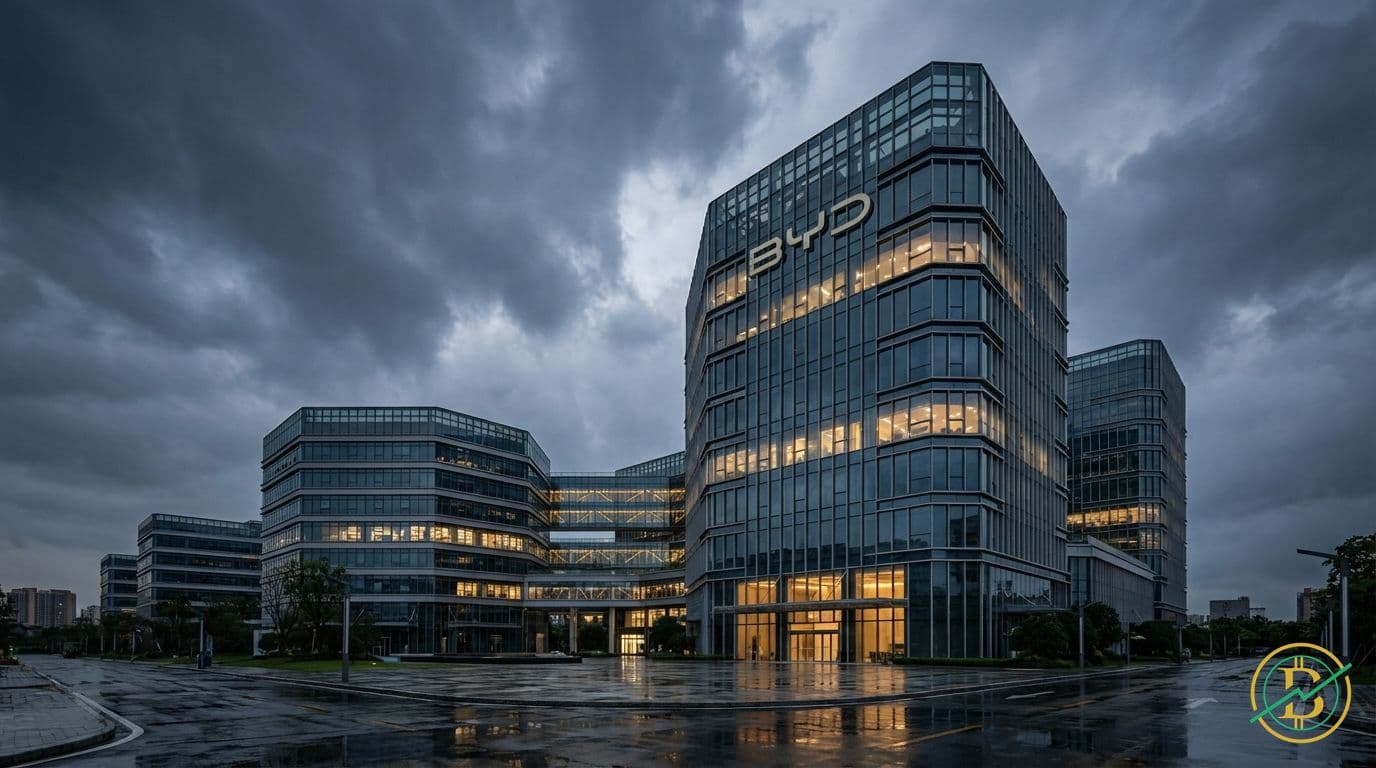 BYD's January Sales Dip: A Headwind for the EV Sector and Potential Ripple Effects - trading analysis by Michael Steinbach and Biturai | biturai.com