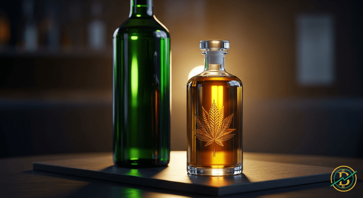 Cannabis Getränke zeigen Potential als Alkoholalternative - cryptocurrency news by Michael Steinbach and Biturai | biturai.com
