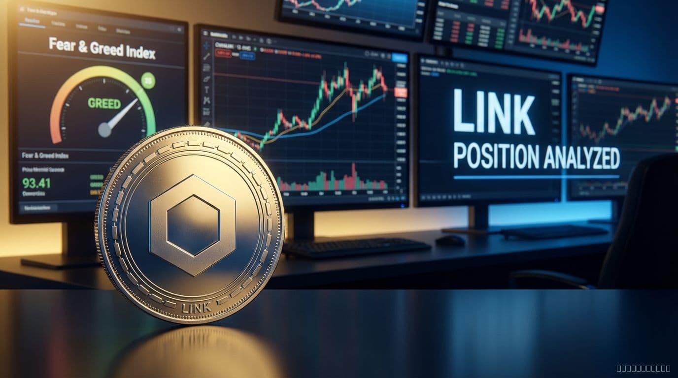 Chainlink Navigating Market Sentiment: Analyzing LINK’s Position - GREED, VALU, 4 cryptocurrency news by Michael Steinbach and Biturai | biturai.com
