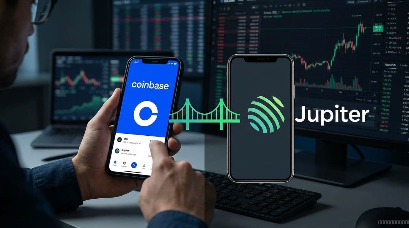 Coinbase Direktintegration der Jupiter Börse für Solana Handel - cryptocurrency news by Michael Steinbach and Biturai | biturai.com