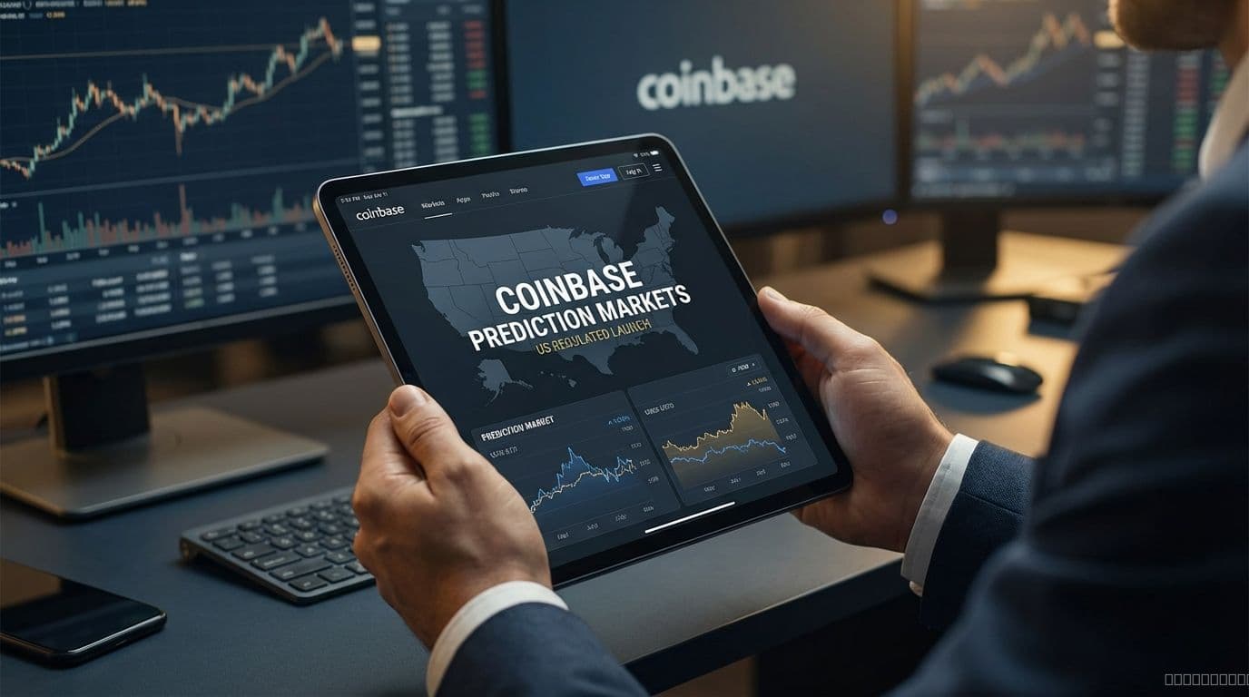 Coinbase startet regulierte Prognosemärkte für alle US Bundesstaaten - cryptocurrency news by Michael Steinbach and Biturai | biturai.com
