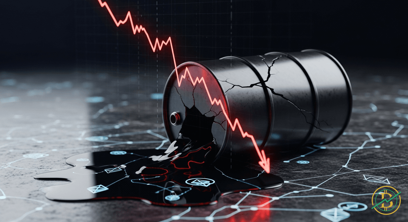 Rohölpreis stürzt ab: Auswirkungen auf Krypto Märkte - SHARP, TOP, BDAG cryptocurrency news by Michael Steinbach and Biturai | biturai.com