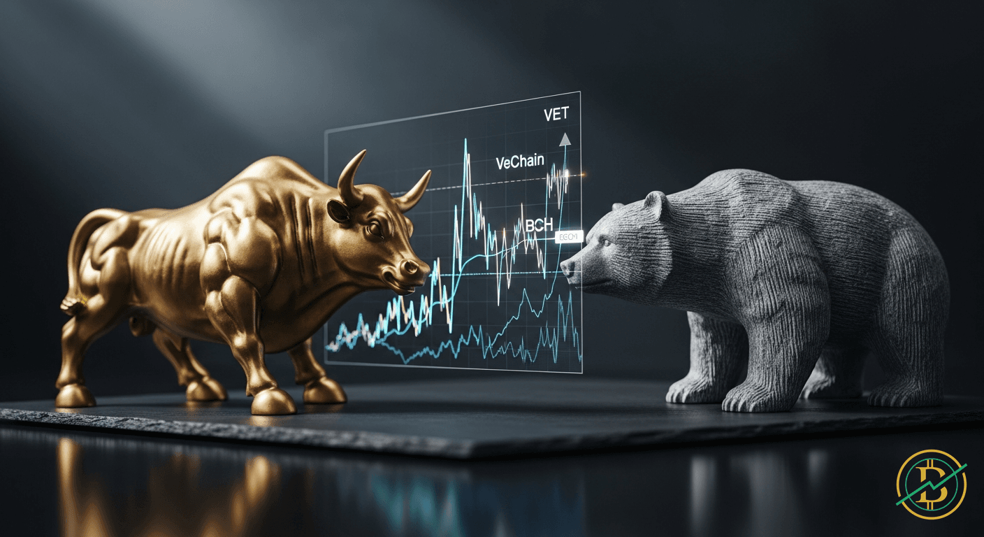 Crypto Assets Position Themselves Amidst Shifting Market Dynamics - CASH, BCH, VET trading analysis by Michael Steinbach and Biturai | biturai.com