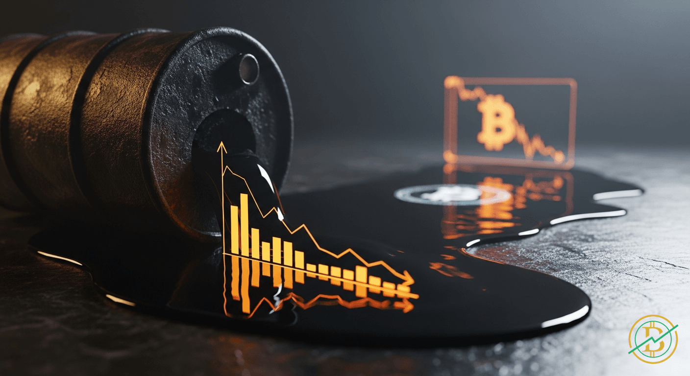 Ölpreise fallen stark: geopolitische Spannungen erschüttern Kryptomärkte - cryptocurrency news by Michael Steinbach and Biturai | biturai.com