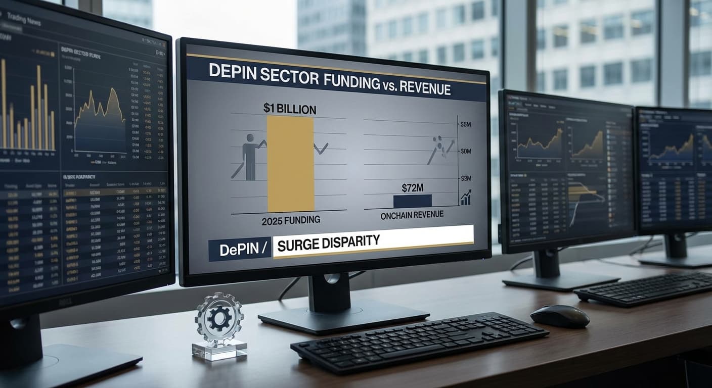 Decentralized Physical Infrastructure Networks Funding Surges Despite Revenue Disparity - cryptocurrency news by Michael Steinbach and Biturai | biturai.com