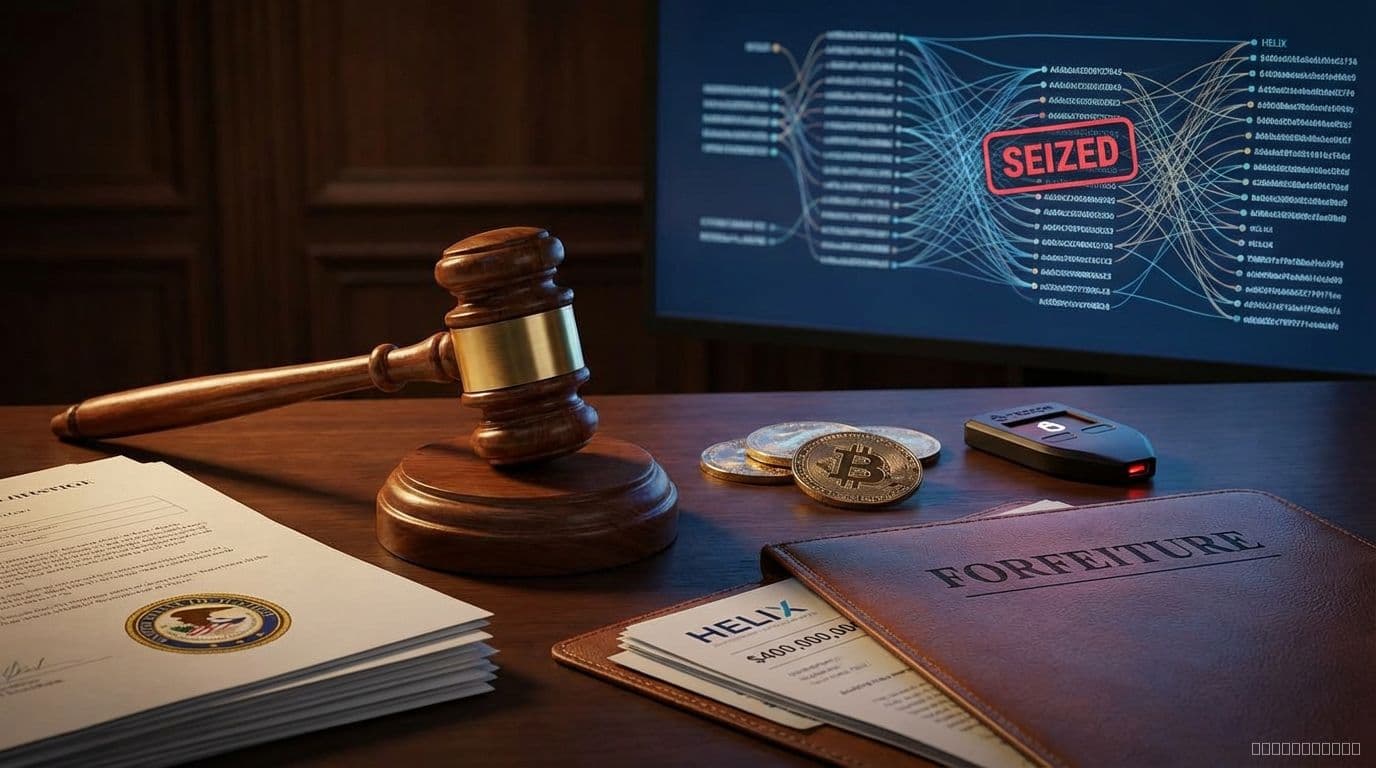 DOJ Concludes Helix Forfeiture Signaling Maturing Cryptocurrency Enforcement - FINK, 2024, 2024 trading analysis by Michael Steinbach and Biturai | biturai.com