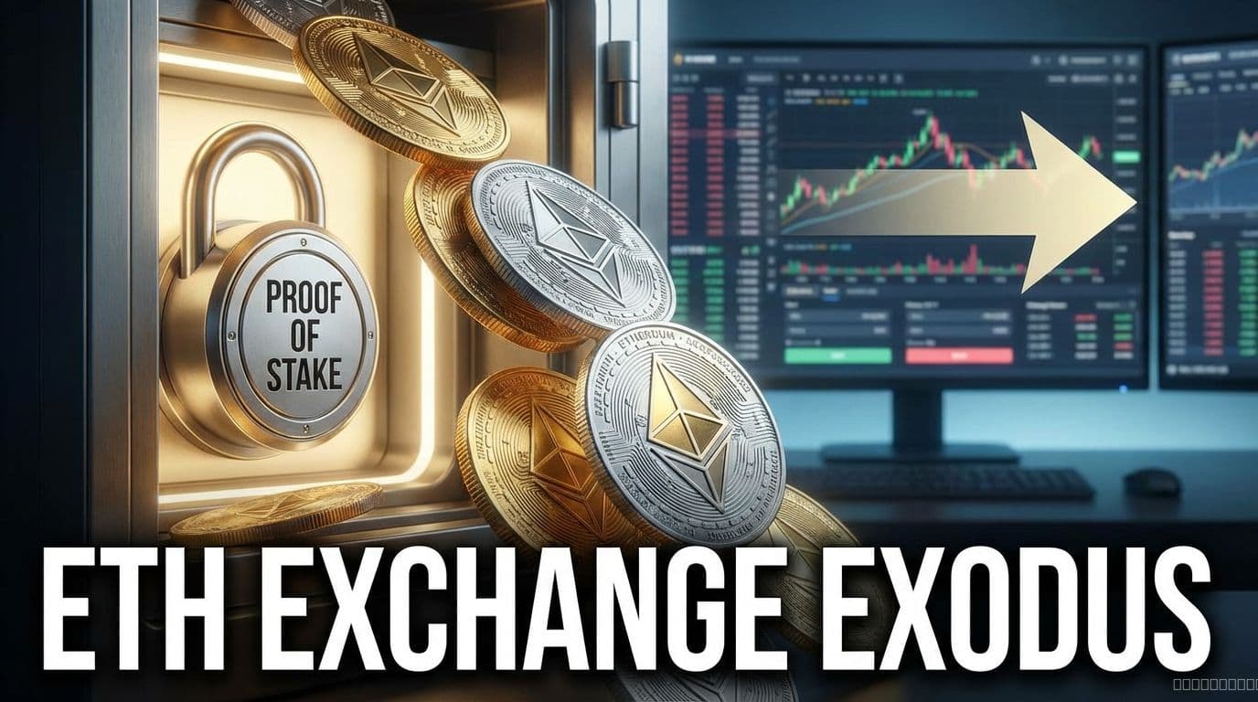 Ethereum Angebot auf Börsen sinkt während Staking Boom anhält - cryptocurrency news by Michael Steinbach and Biturai | biturai.com