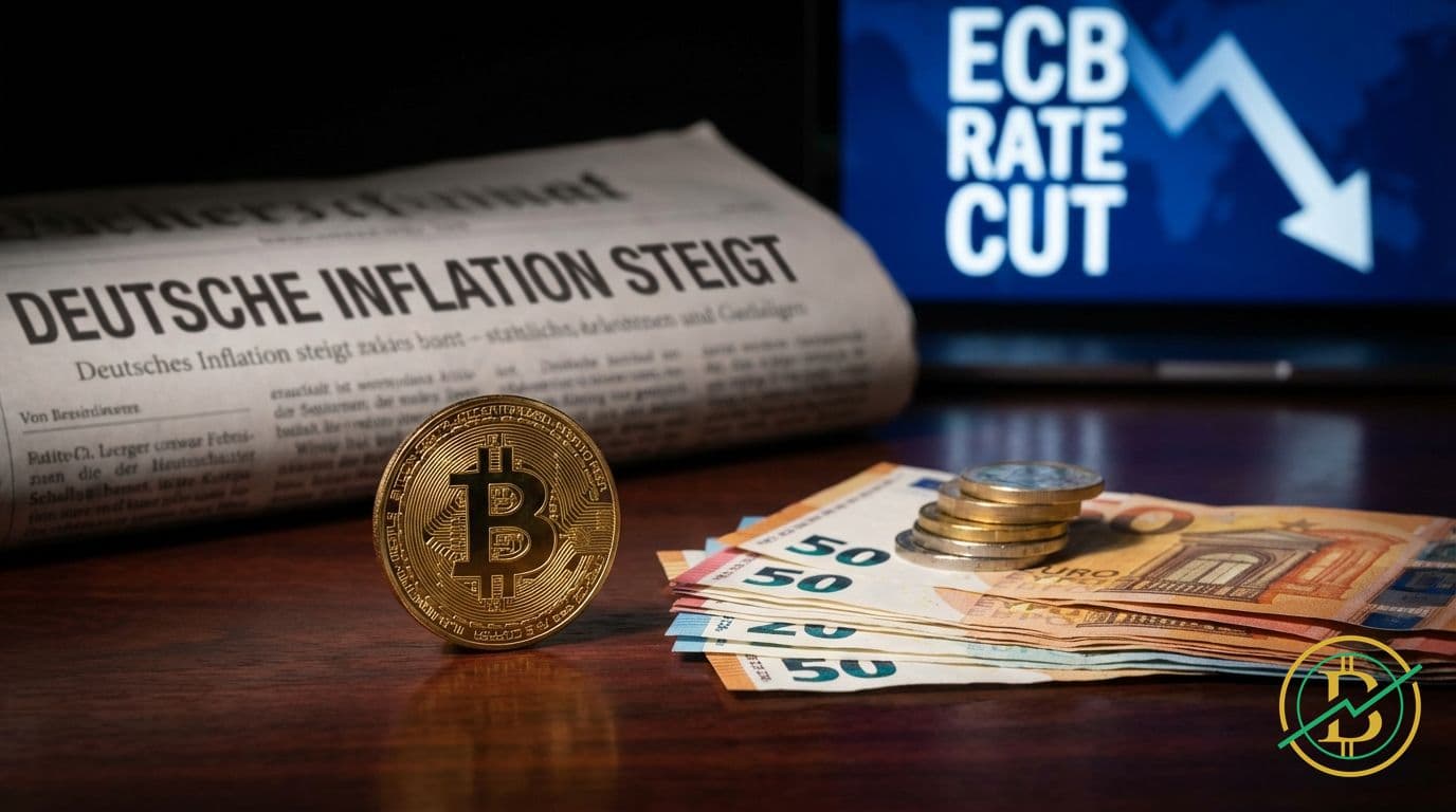German Inflation Creeps Up Amidst ECB Rate Cuts: Implications for Cryptocurrency Markets - trading analysis by Michael Steinbach and Biturai | biturai.com