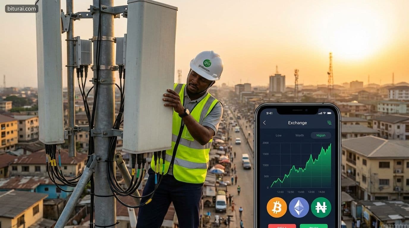 Globacom baut stillschweigend Infrastruktur aus: Auswirkungen auf die Kryptowährungsmärkte - cryptocurrency news by Michael Steinbach and Biturai | biturai.com