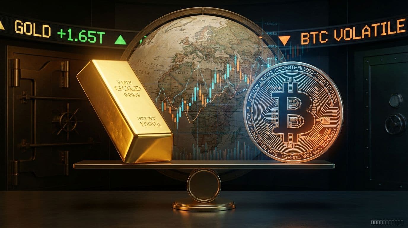 Goldrallye übersteigt Tagesgewinne von 1,65 Billionen Dollar, nähert sich der Bewertung von Bitcoin - cryptocurrency news by Michael Steinbach and Biturai | biturai.com