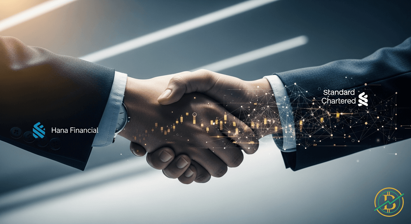 Hana Financial and Standard Chartered Forge Digital Asset Alliance - AI, UTED, HANA cryptocurrency news by Michael Steinbach and Biturai | biturai.com