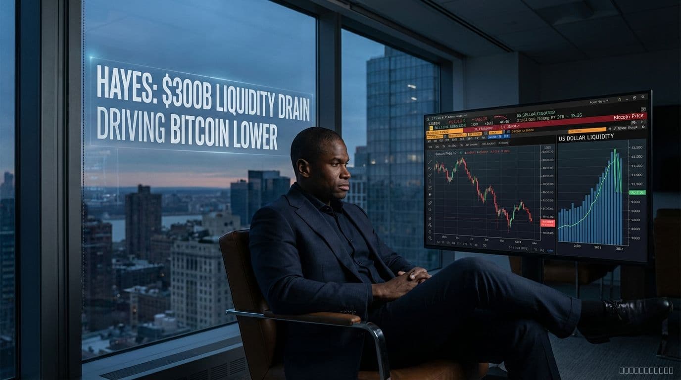Hayes Attributes Bitcoin Price Dip to Broader Liquidity Concerns - BTC, ARTHUR trading analysis by Michael Steinbach and Biturai | biturai.com