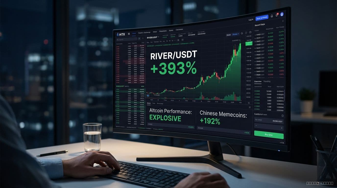 HTX Exchange Sees Explosive Growth in Altcoin Performance, RIVER Leads the Charge - trading analysis by Michael Steinbach and Biturai | biturai.com