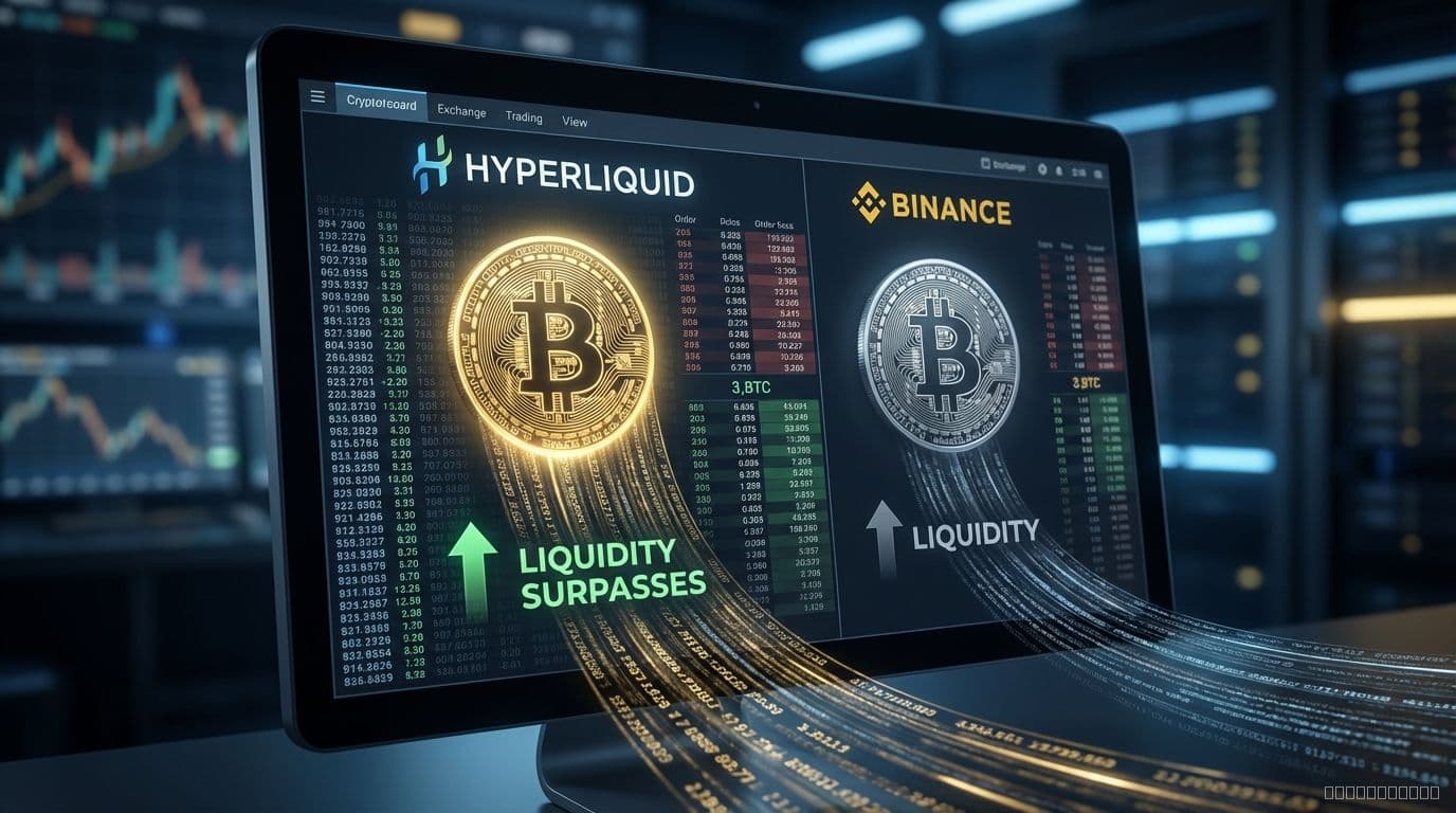 Hyperliquid's Bitcoin Liquidity Surpasses Binance in a Surprising Turn - cryptocurrency news by Michael Steinbach and Biturai | biturai.com