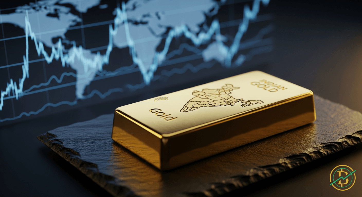 Indischer Goldpreis zeigt Stabilität inmitten globaler Turbulenzen - WORLD, BTC, GOLD cryptocurrency news by Michael Steinbach and Biturai | biturai.com
