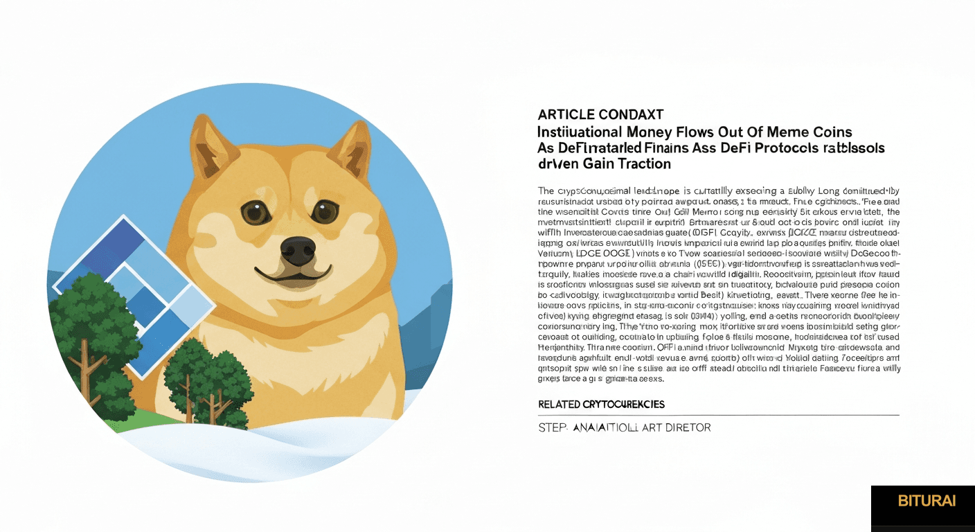 Institutional Money Flows Out Of Meme Coins As DeFi Protocols Gain Traction - trading analysis by Michael Steinbach and Biturai | biturai.com
