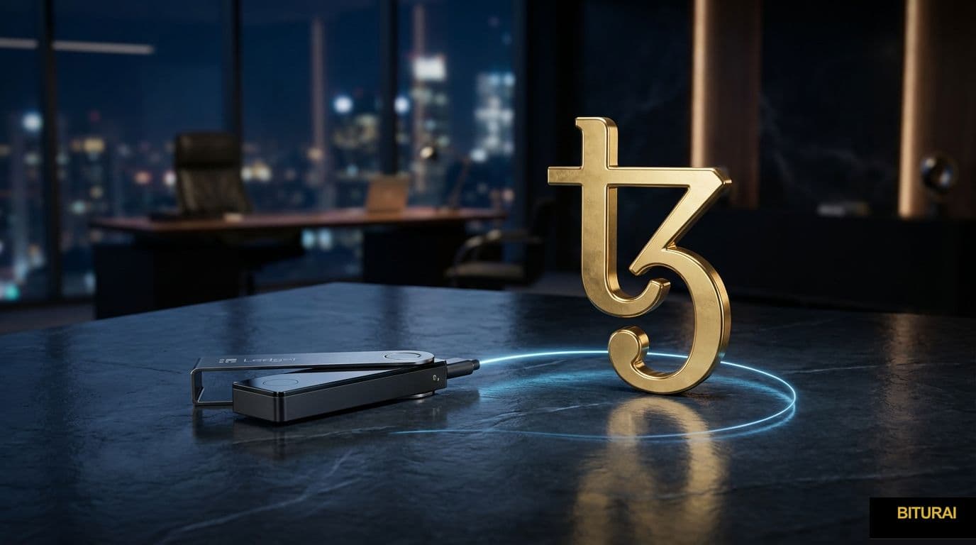 Ledger Device Bolsters Tezos Ecosystem with Etherlink Integration - SOURCE, CCY, XTZ trading analysis by Michael Steinbach and Biturai | biturai.com