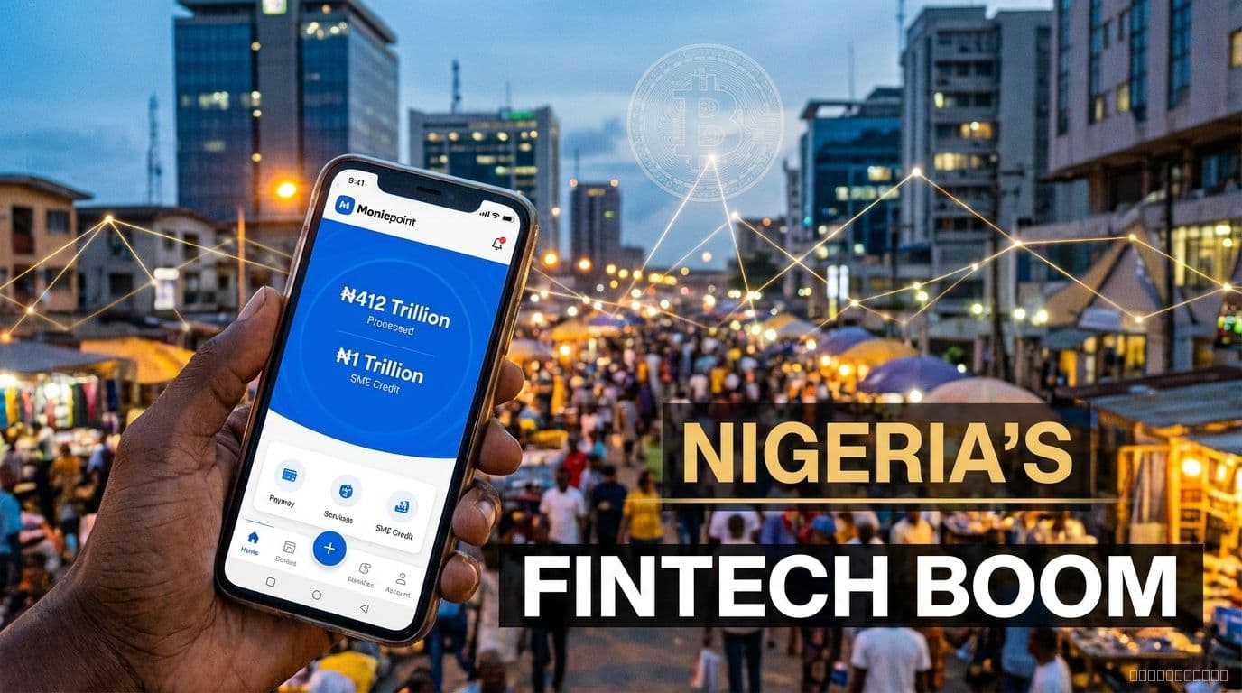 Moniepoint's Massive Transactions: Implications for the Nigerian Fintech Landscape and Cryptocurrency Adoption - cryptocurrency news by Michael Steinbach and Biturai | biturai.com