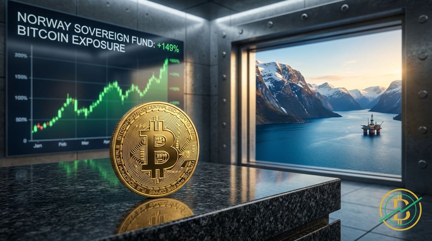 Norwegian Wealth Fund Significantly Bolsters Indirect Bitcoin Holdings - BANK, 2024, 2024 trading analysis by Michael Steinbach and Biturai | biturai.com