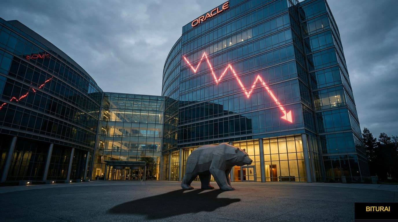 Oracle Wertverlust wirft Schatten auf die Cloud Computing Landschaft - cryptocurrency news by Michael Steinbach and Biturai | biturai.com