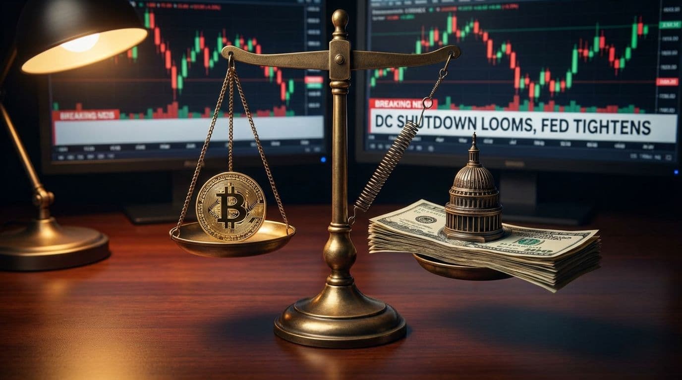 Political Brinkmanship and Dollar Dynamics: Crypto Traders Watch Closely - trading analysis by Michael Steinbach and Biturai | biturai.com