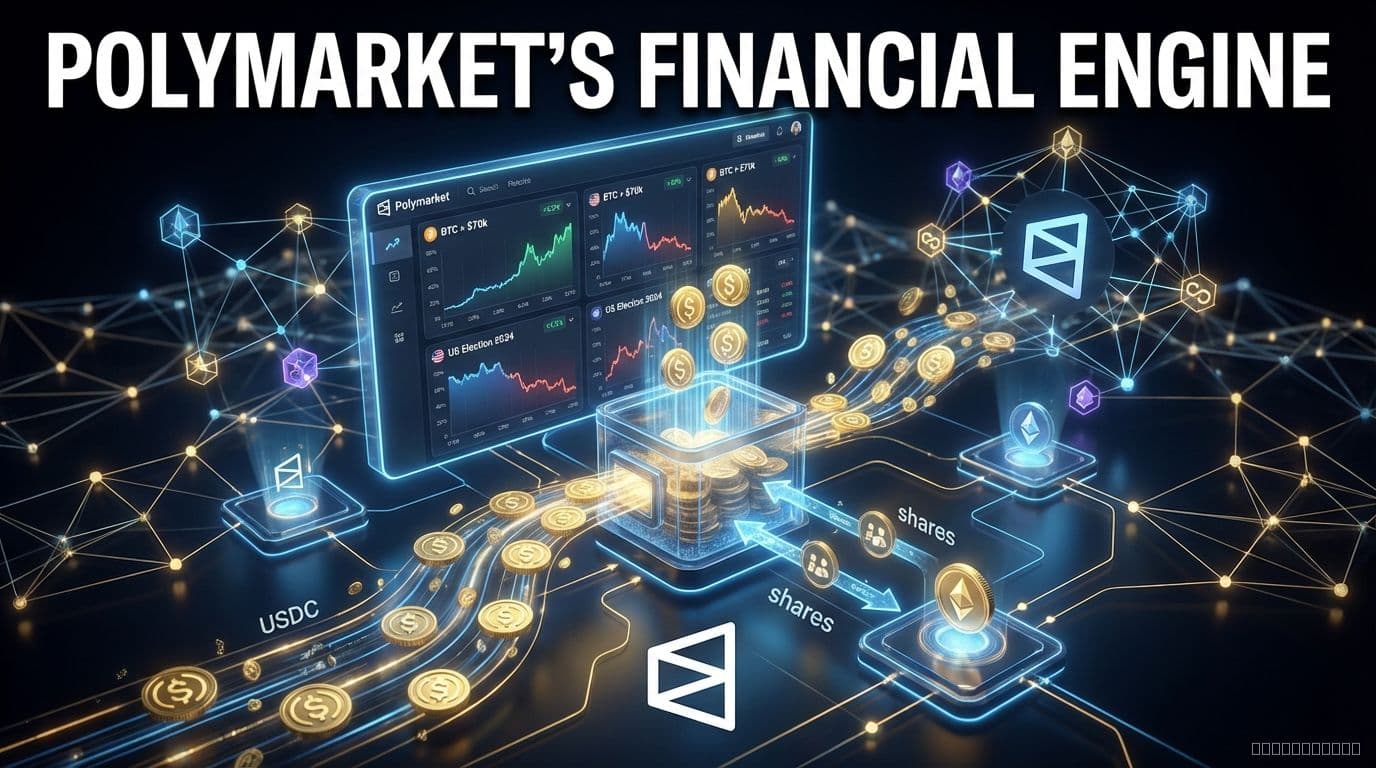 Polymarket Die Maschine hinter den Prognosemärkten: Umsatzmodell und Betriebsanalyse - OLMP, MAKE, USDC cryptocurrency news by Michael Steinbach and Biturai | biturai.com