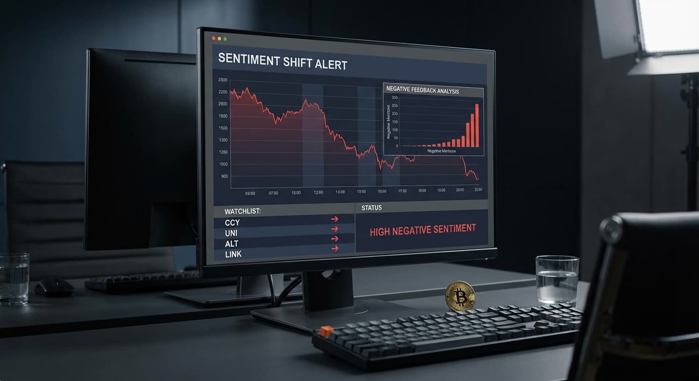 Analysefirma identifiziert zwei Altcoins mit Potenzial für Kursanstieg trotz negativer Stimmung - CCY, UNI, ALT cryptocurrency news by Michael Steinbach and Biturai | biturai.com