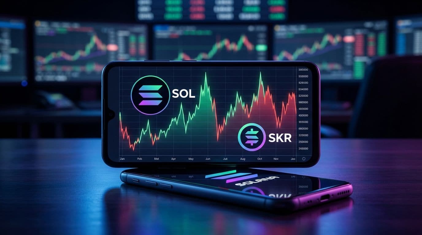Solana Mobile Seeker Token Navigating Volatility Amidst SOL Price Fluctuations - SOL, VALU, SKR trading analysis by Michael Steinbach and Biturai | biturai.com