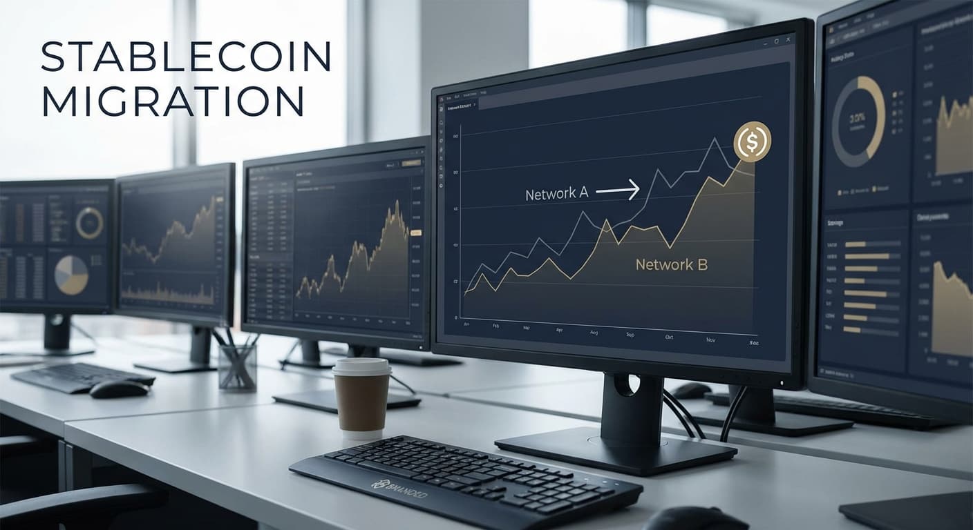 Stablecoin Migration Signals Network Preference Not Market Exit - cryptocurrency news by Michael Steinbach and Biturai | biturai.com