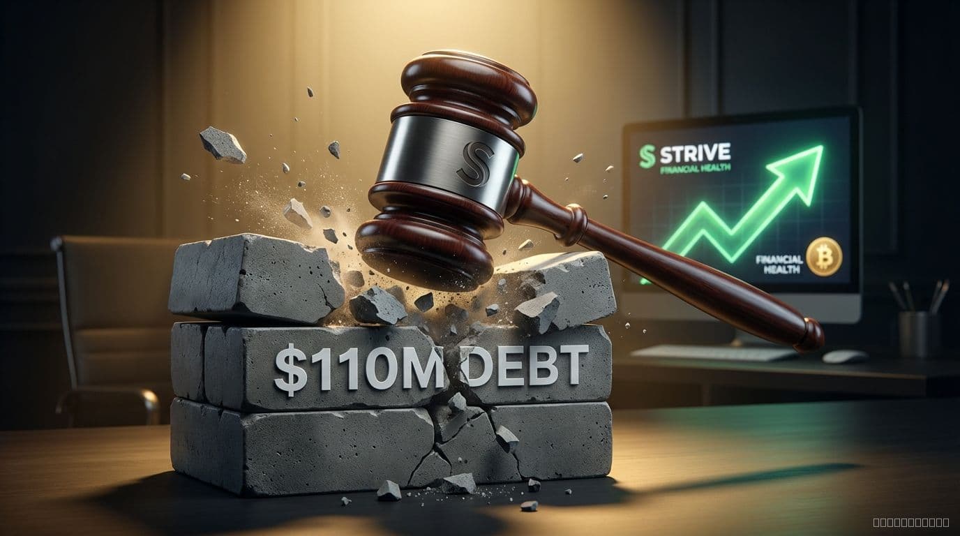 Strive's Strategic Debt Reduction Signals Financial Health in Volatile Crypto Market - cryptocurrency news by Michael Steinbach and Biturai | biturai.com