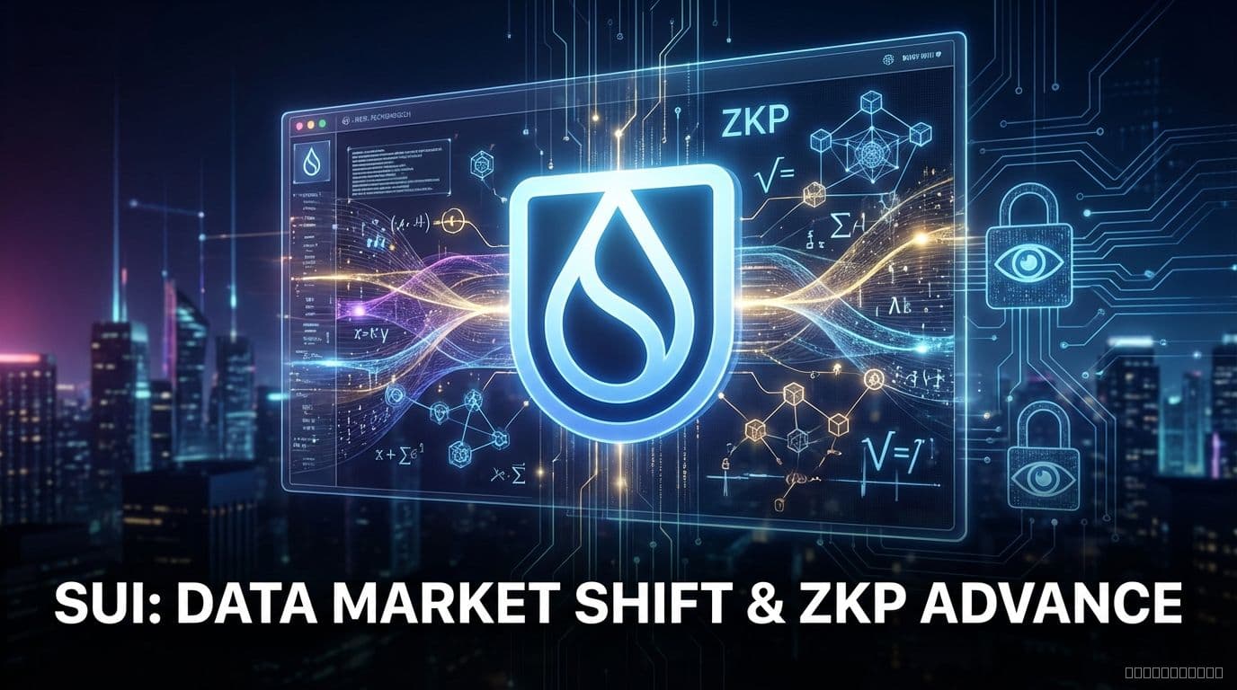 SUI Navigates Data Market Evolution Amidst Zero Knowledge Proof Advancements - ZKP, AI, SHIFT trading analysis by Michael Steinbach and Biturai | biturai.com