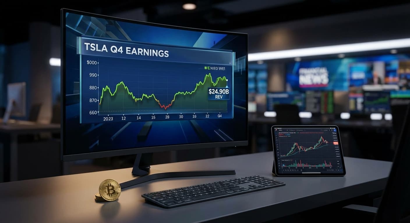 Tesla übertrifft Erwartungen im vierten Quartal: Auswirkungen auf die Kryptowährungsmärkte? - cryptocurrency news by Michael Steinbach and Biturai | biturai.com