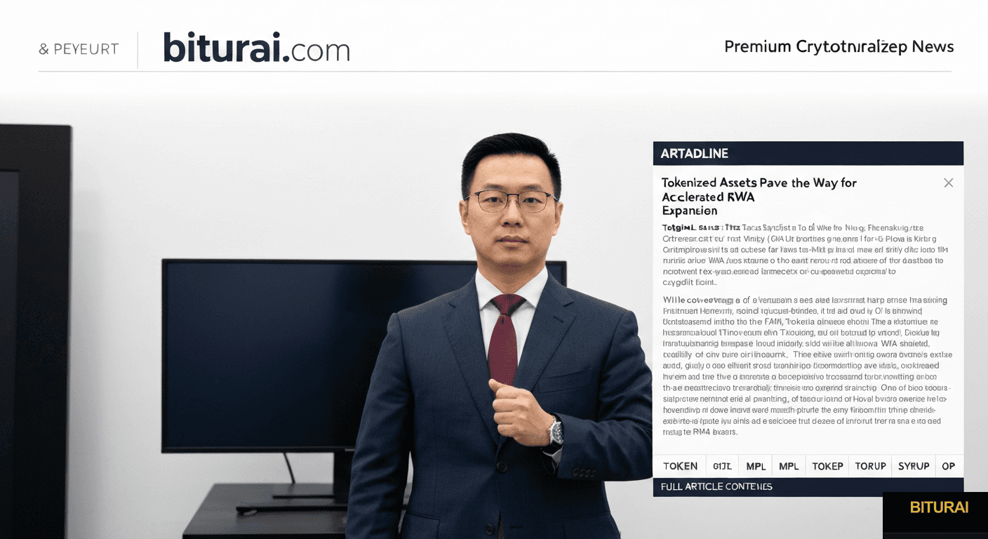 Tokenized Assets Pave the Way for Accelerated RWA Expansion - TOKEN, MPL, TOKEN trading analysis by Michael Steinbach and Biturai | biturai.com