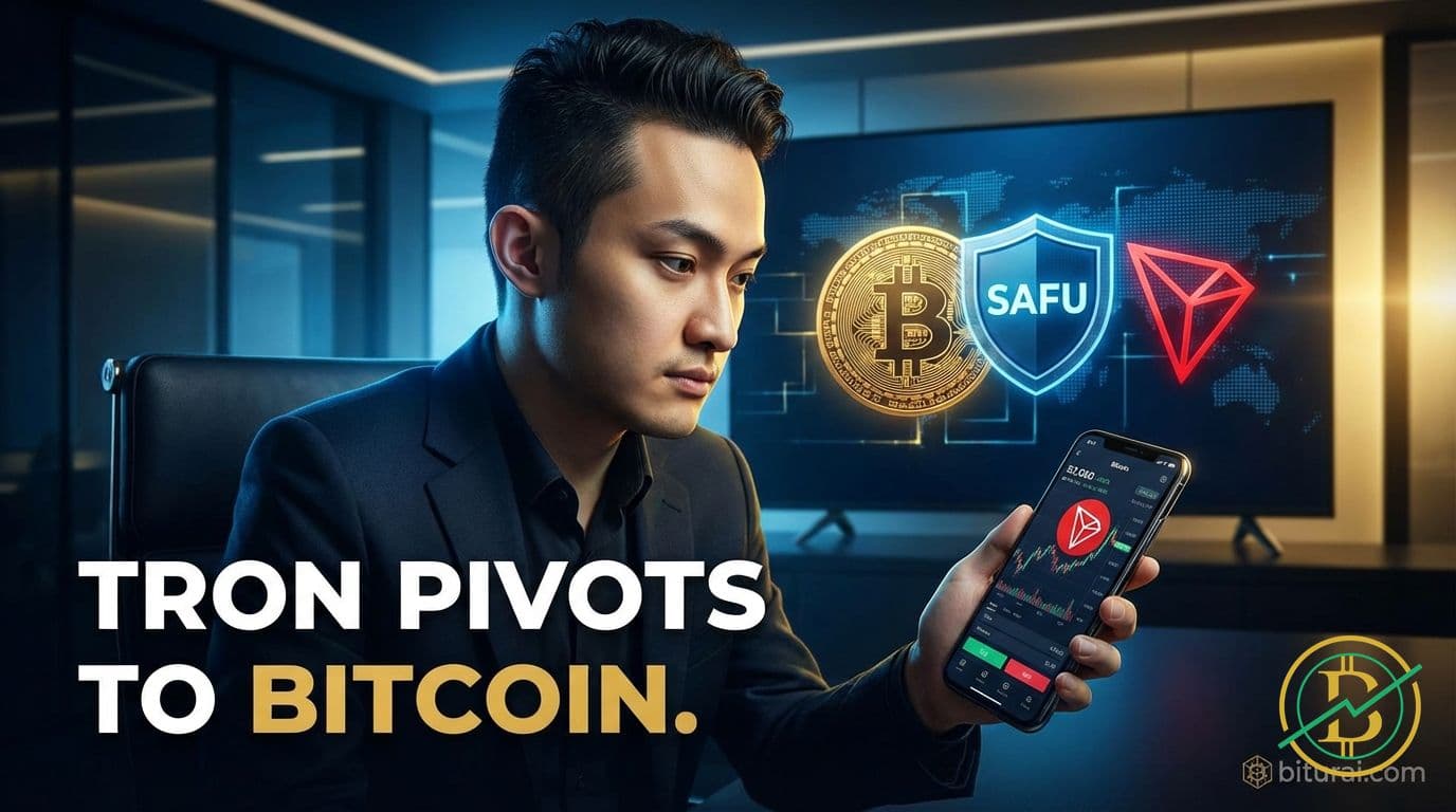 Tron Foundation Responds to Binance Bitcoin Initiative, Eyes Increased BTC Exposure - UTED, SCR, BTC trading analysis by Michael Steinbach and Biturai | biturai.com