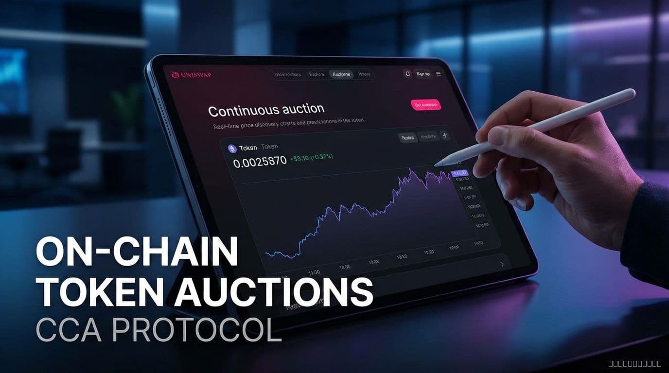 Uniswap Unveils On Chain Auction Platform Streamlining Token Launches - TOKEN, CCA, UNI cryptocurrency news by Michael Steinbach and Biturai | biturai.com