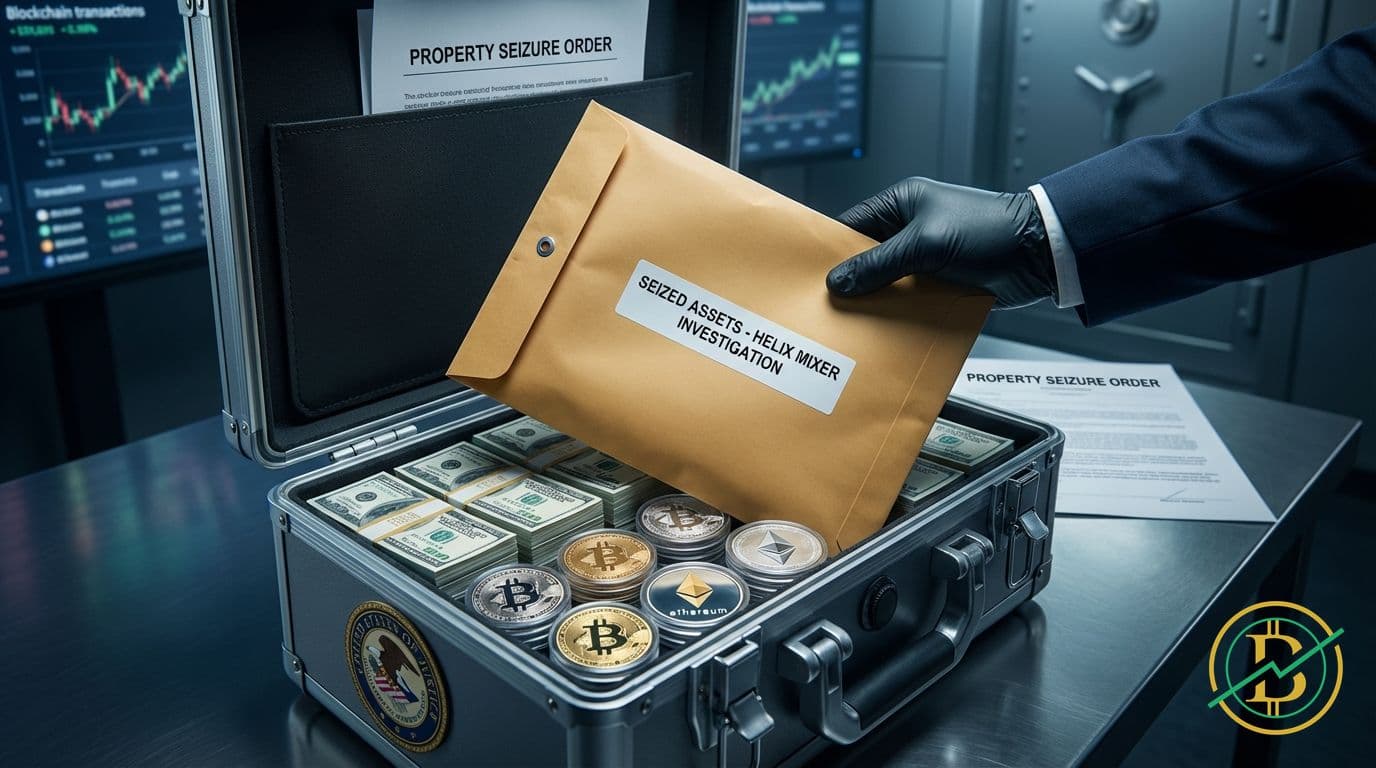 US Authorities Secure $400 Million in Assets Linked to Helix Cryptocurrency Mixer - trading analysis by Michael Steinbach and Biturai | biturai.com