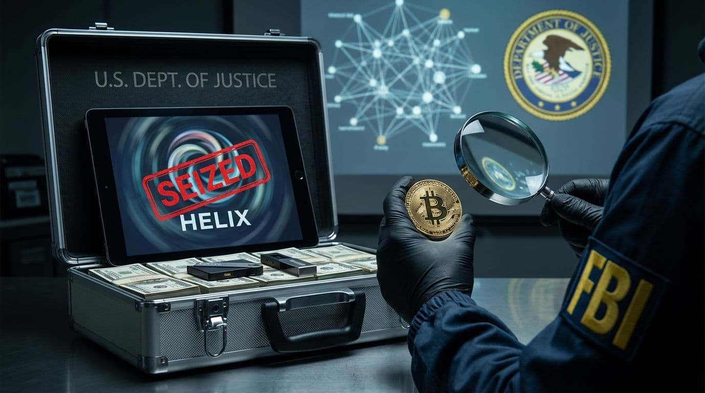 US Authorities Seize Assets Linked to Helix Cryptocurrency Mixer - trading analysis by Michael Steinbach and Biturai | biturai.com