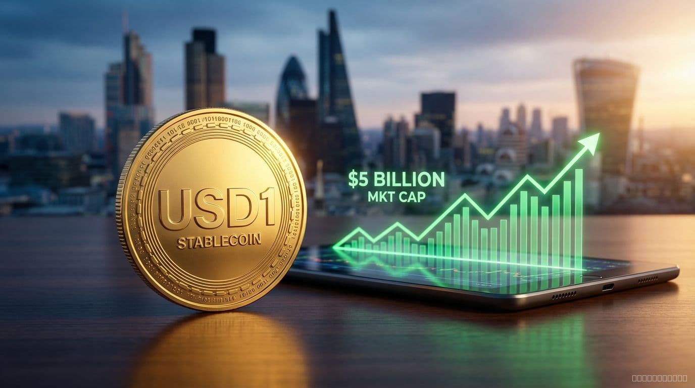 USD1 Stablecoin Ascends to Top Five, Signaling Shift in Stablecoin Landscape - cryptocurrency news by Michael Steinbach and Biturai | biturai.com