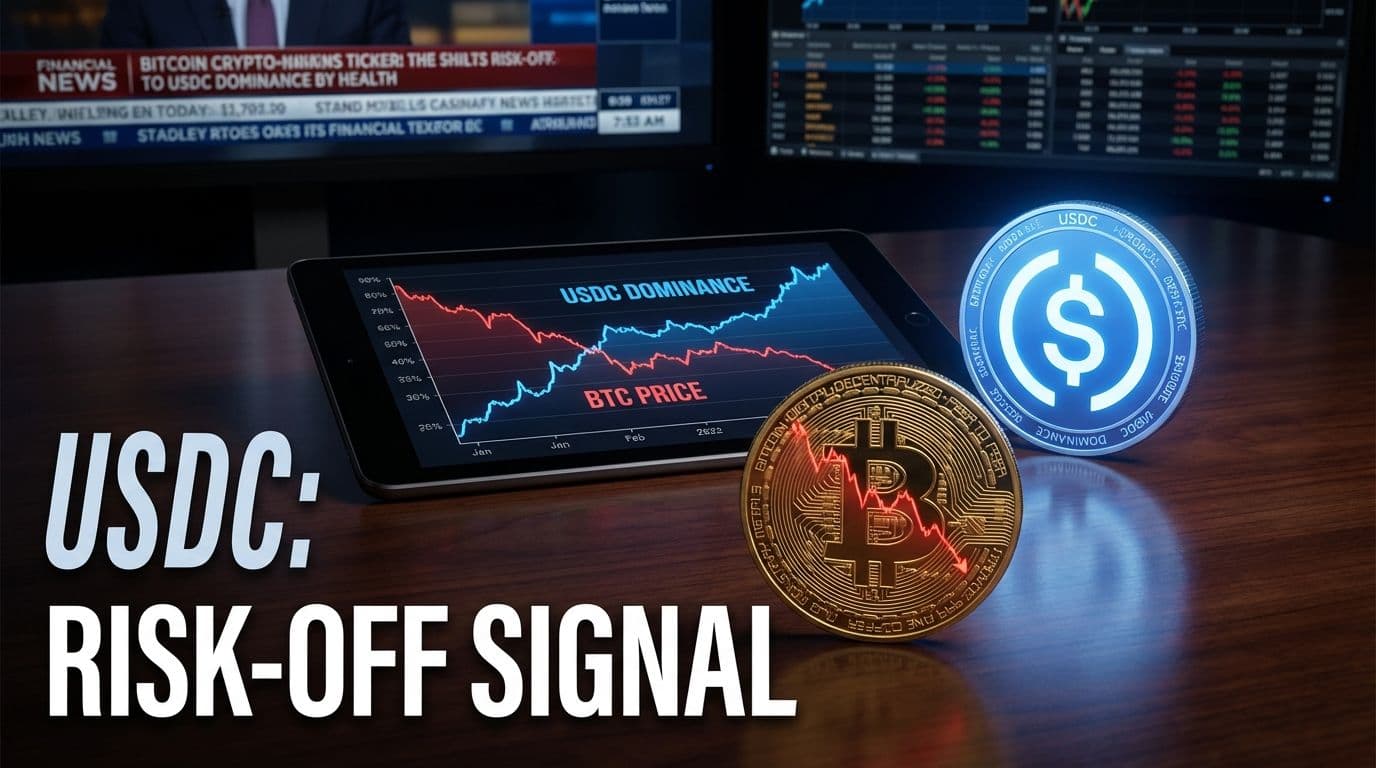 USDC Accumulation Signals Potential Bitcoin Price Headwinds - SHIFT, BTC, USDC trading analysis by Michael Steinbach and Biturai | biturai.com