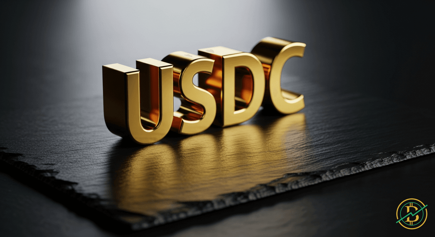 USDC Market Capitalization Climbs as UAE Economic Concerns Grow - AI, USDC, POLY cryptocurrency news by Michael Steinbach and Biturai | biturai.com