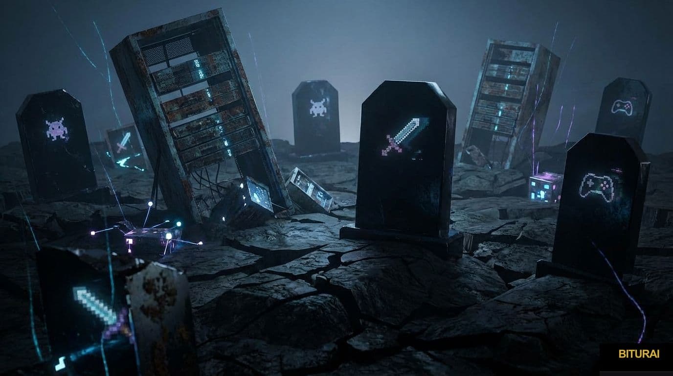 Web3 Gaming Graveyard Expands As Market Volatility Takes Its Toll - trading analysis by Michael Steinbach and Biturai | biturai.com