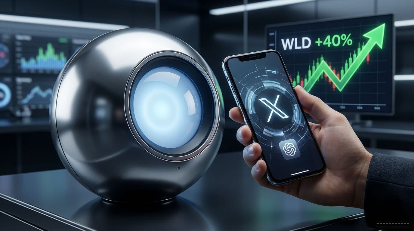 Worldcoin Rally Fueled by Speculation of OpenAI Social Network Integration - X, WLD, X cryptocurrency news by Michael Steinbach and Biturai | biturai.com