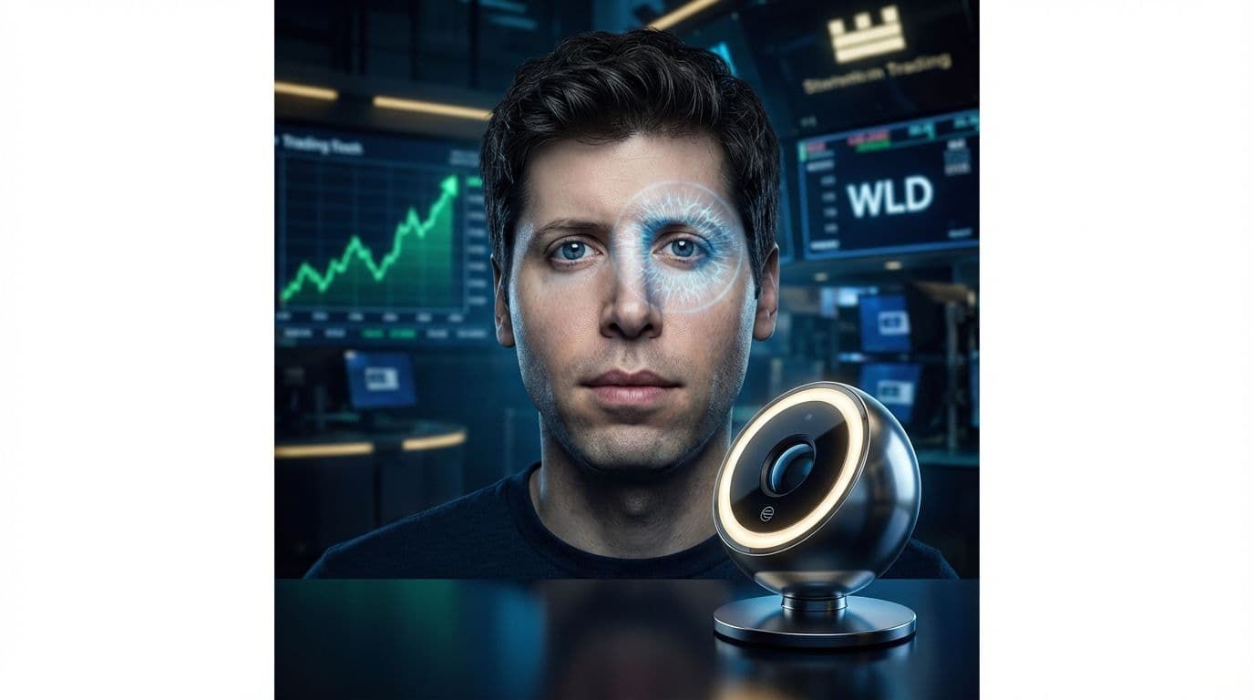 Worldcoin's WLD Token Jumps on Rumors of Sam Altman's Biometric Social Network Ambitions - WLD, HUMAN, ALTMAN cryptocurrency news by Michael Steinbach and Biturai | biturai.com