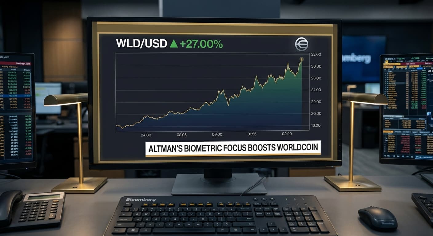 Worldcoin Kurs steigt nach Berichten über biometrisches soziales Netzwerk an - WORLD, WLD cryptocurrency news by Michael Steinbach and Biturai | biturai.com